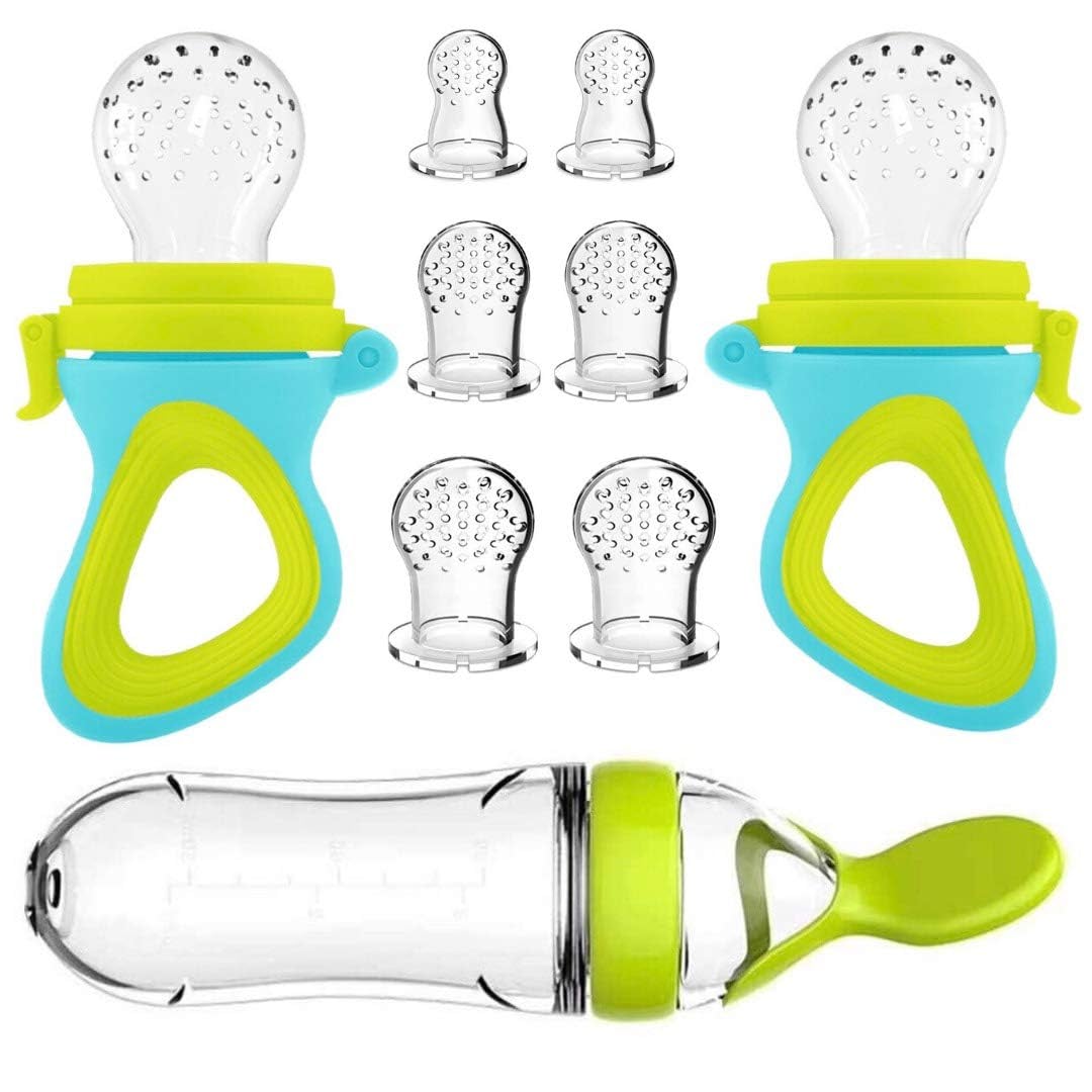 Baby Food Utensils - Squeezing Feeding Bottle Cup Silicone Newborn