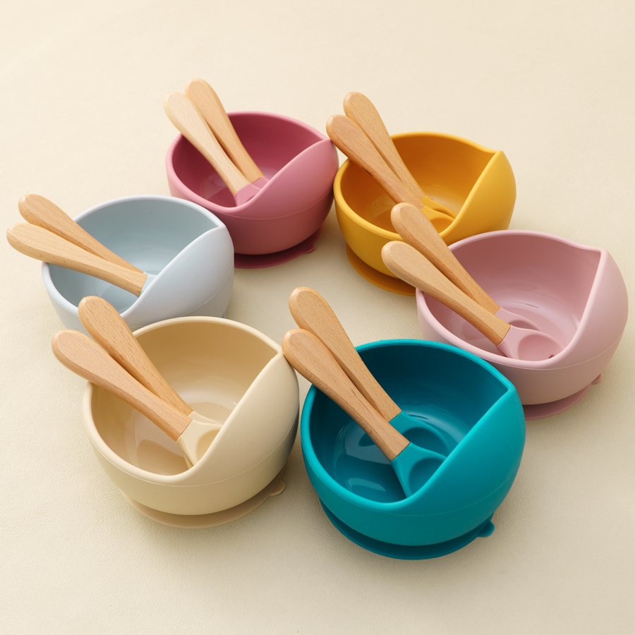 Baby Food Kit - Mamaplan 3PCS Baby Silicone Feeding Set