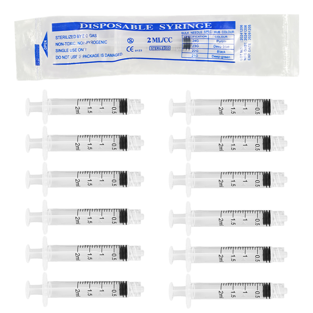 2ml Luer Lock Syringe 100pcs,  - Baby Food Allergy Rash ulasan dan harga