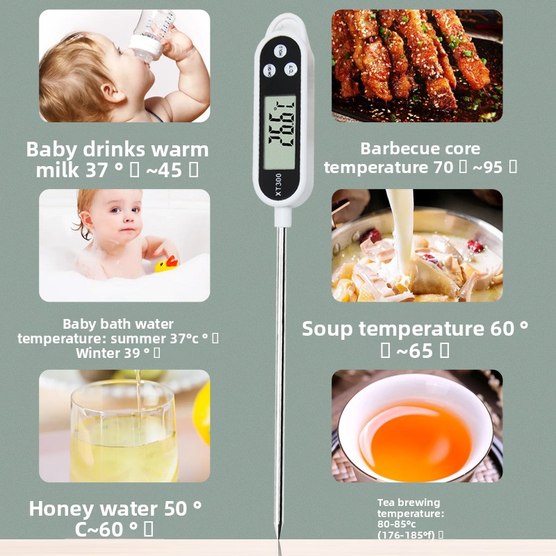 Food thermometer probe for hig - Baby Food Oil ulasan dan harga