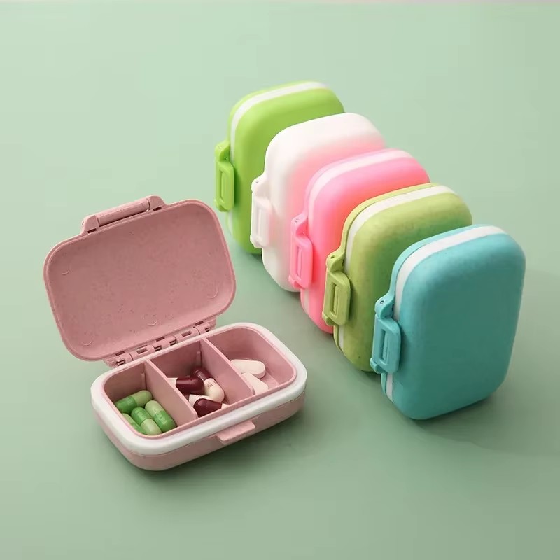 1-6Pcs Mini Portable Pills Org - Formula Dispenser Portable ulasan dan harga