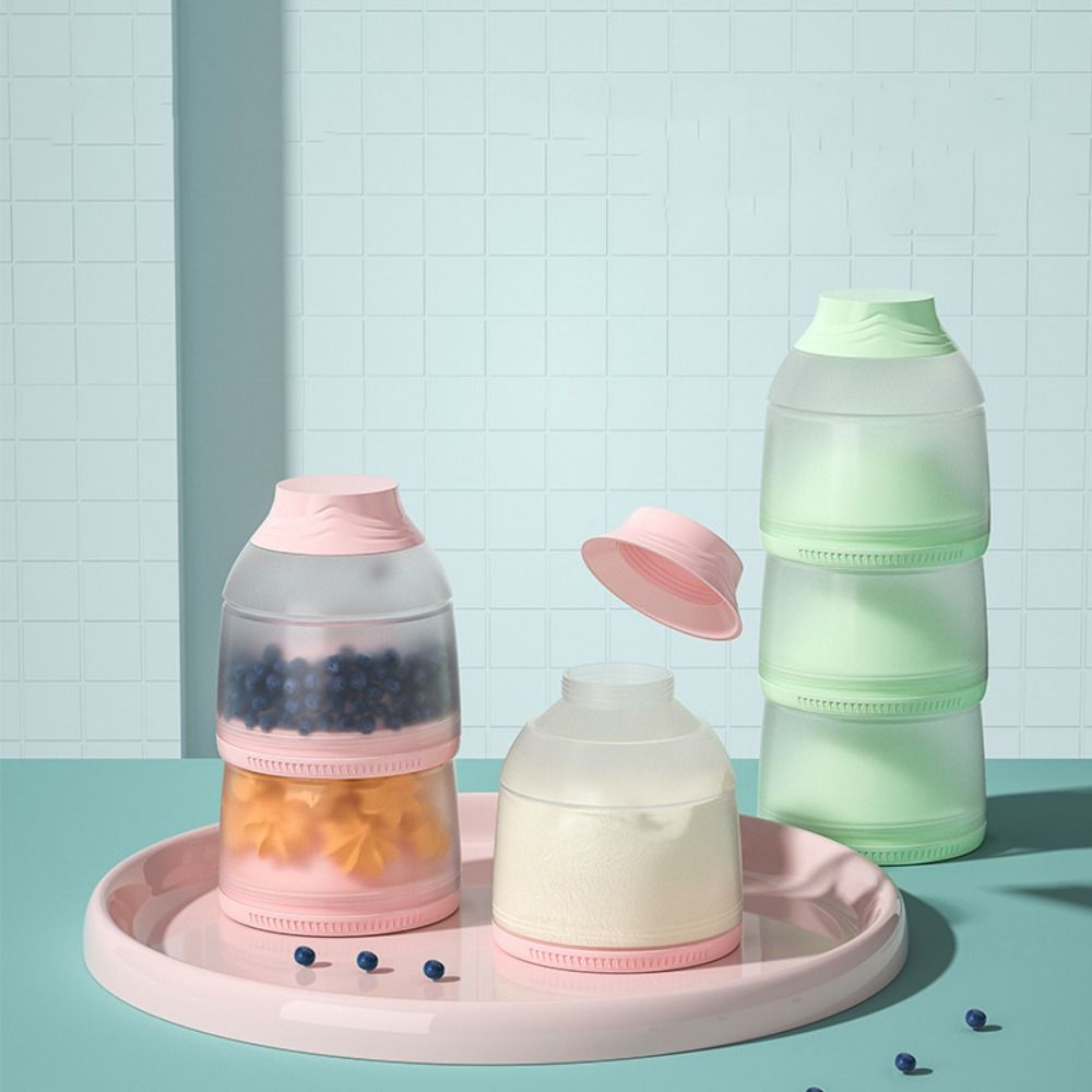 3 Layers Baby Milk Powder Box  - Formula Dispenser Portable ulasan dan harga