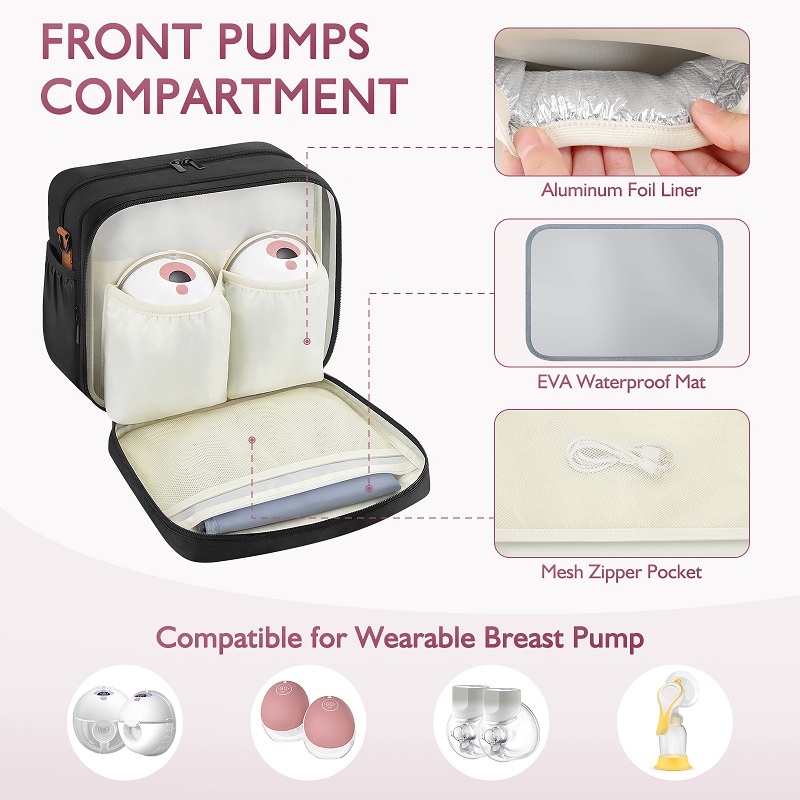 Detachable Breast Pump Bag wit - Baby Food Equipment ulasan dan harga