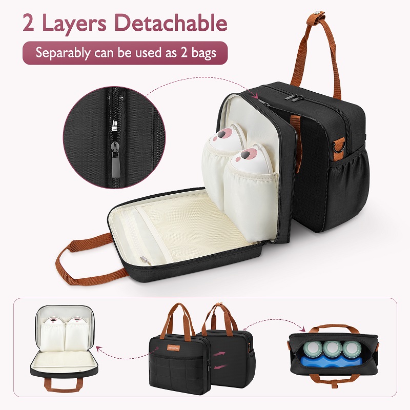 Detachable Breast Pump Bag wit - Baby Food Equipment ulasan dan harga