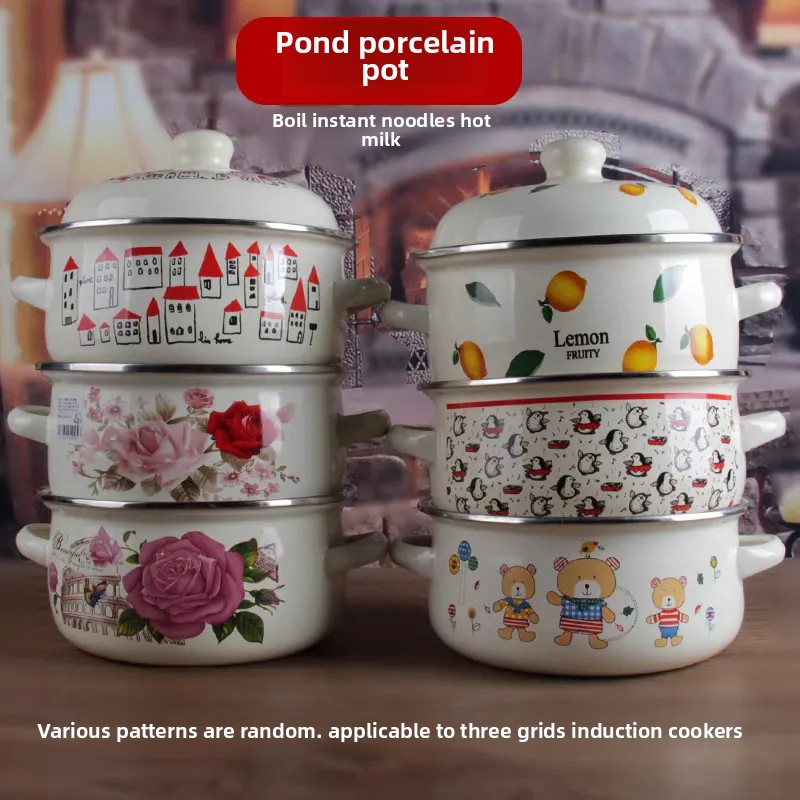 Enamel Pot Baby Food Supplemen - Baby Food Instant ulasan dan harga