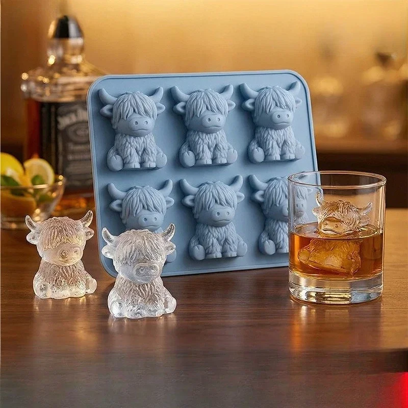 Silicone Highland Cow Ice Cube - Baby Food Maker ulasan dan harga