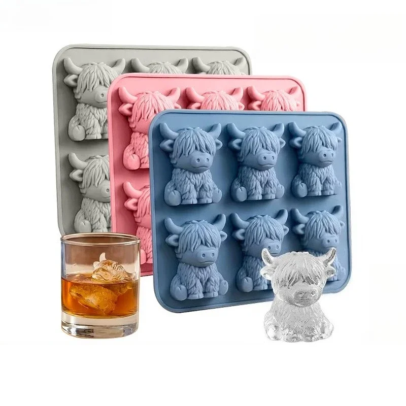 Silicone Highland Cow Ice Cube - Baby Food Maker ulasan dan harga