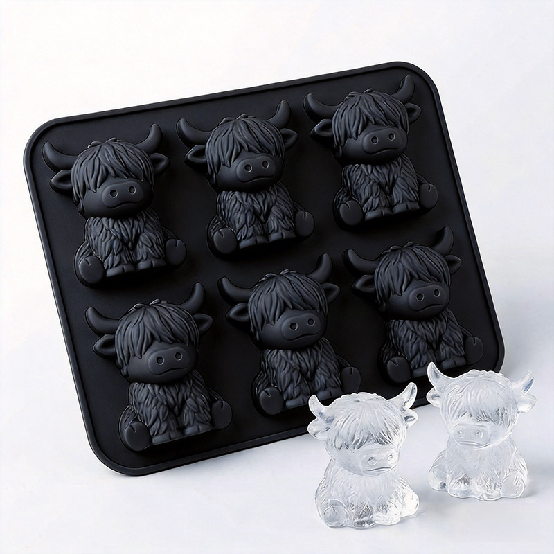 Silicone Highland Cow Ice Cube - Baby Food Maker ulasan dan harga