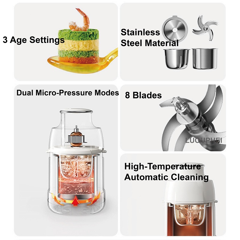 220V Baby Food Processor All-S - Baby Food Maker ulasan dan harga