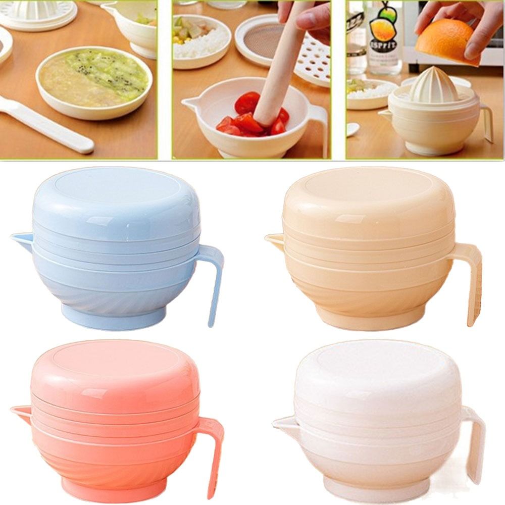 7Pcs Portable Food Grinding Bo - Baby Food Kit ulasan dan harga