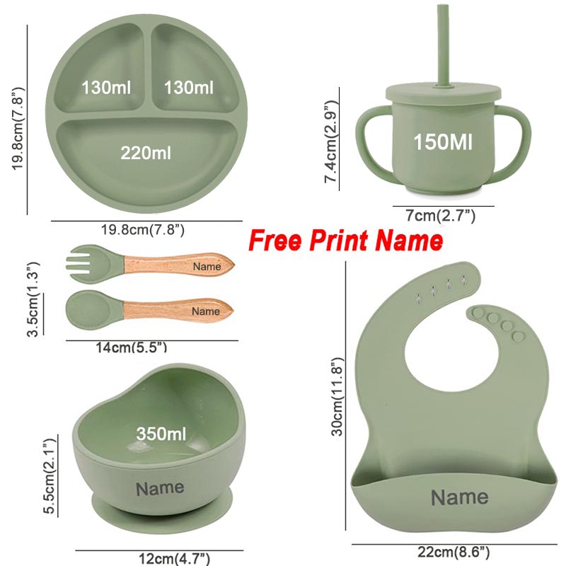 6Pcs Baby Feeding Set Free Per - Baby Food Kit ulasan dan harga