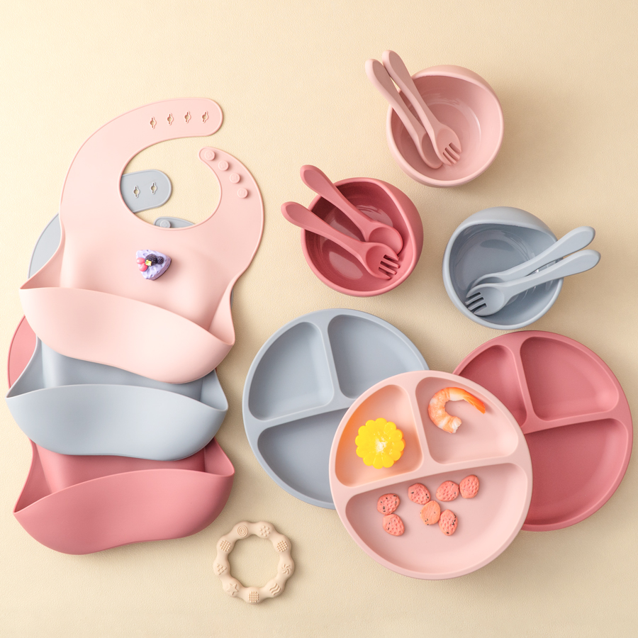 5Pcs Baby Silicone Feeding Set - Baby Food Kit ulasan dan harga