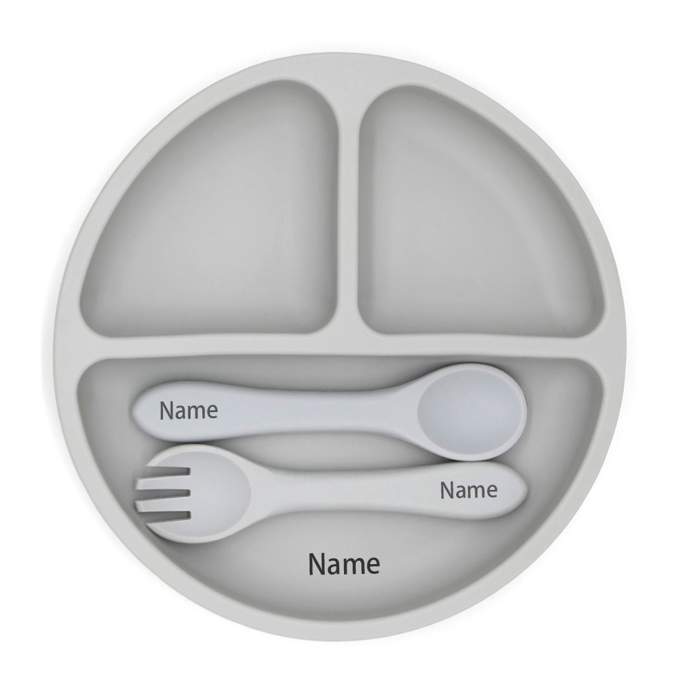 Free Name Printing Silicone Ch - Baby Food Utensils ulasan dan harga