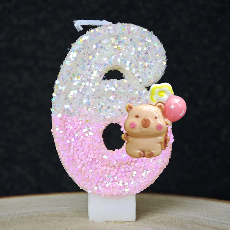 New Capybara Candles Cake Deco - Baby Food Plan ulasan dan harga