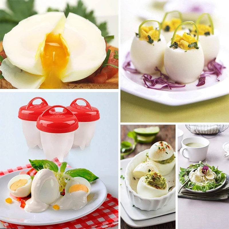 3/6pcs BPA Free Silicone Egg B - Baby Food Egg ulasan dan harga