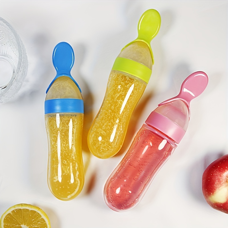Baby Feeding Silicone Bottle w - Baby Food Utensils ulasan dan harga