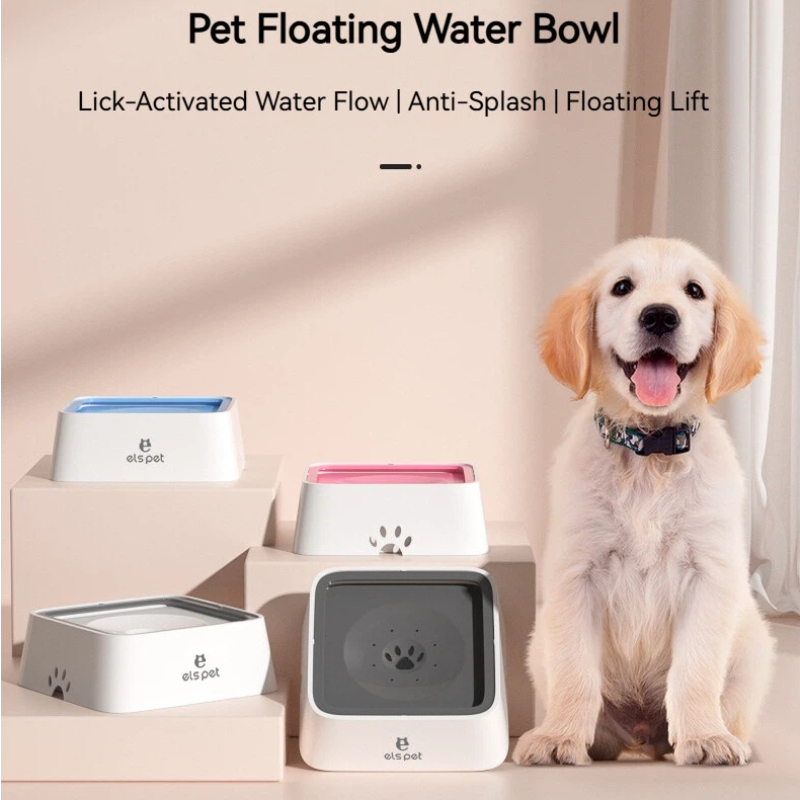 Pet Water Bowl Anti-spill Floa - Formula Dispenser Portable ulasan dan harga
