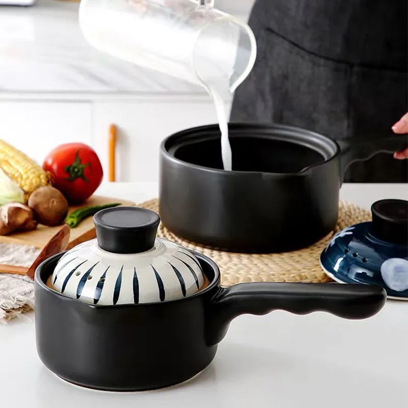 Ceramic Milk Pot Single Handle - Baby Food Instant ulasan dan harga