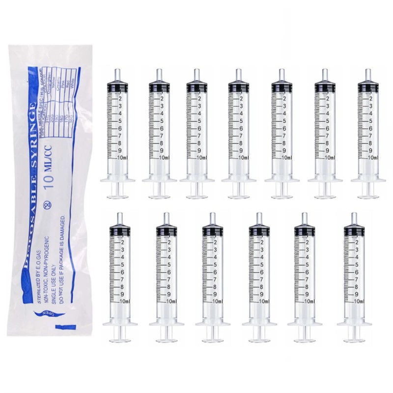 10-100PCS 10ml Plastic Luer Sl - Baby Food Allergy Rash ulasan dan harga