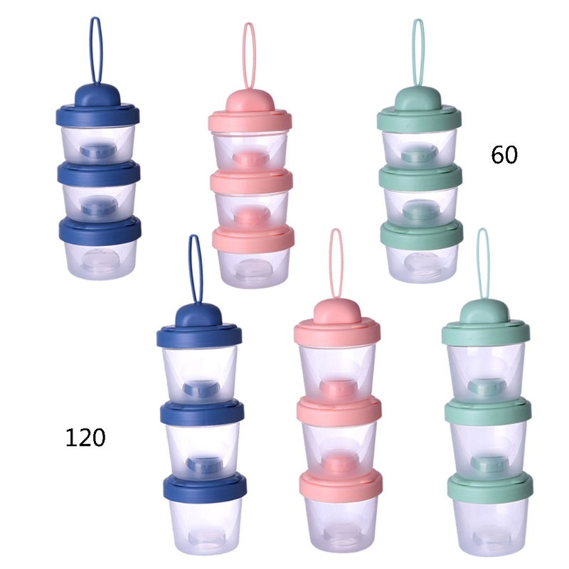 60ml/120ml Milk Powder Storage - Baby Food Equipment ulasan dan harga