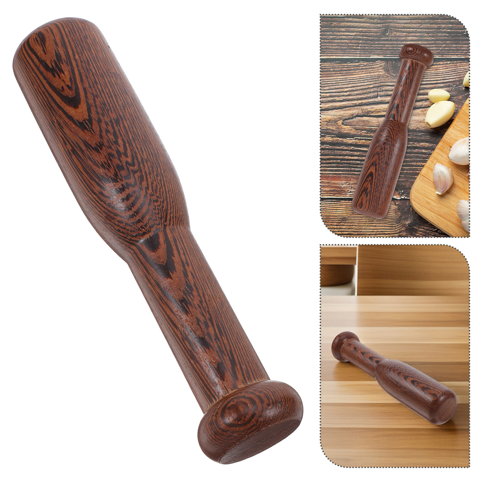 Natural Wood Hand Grinder Crus - Baby Food Maker ulasan dan harga