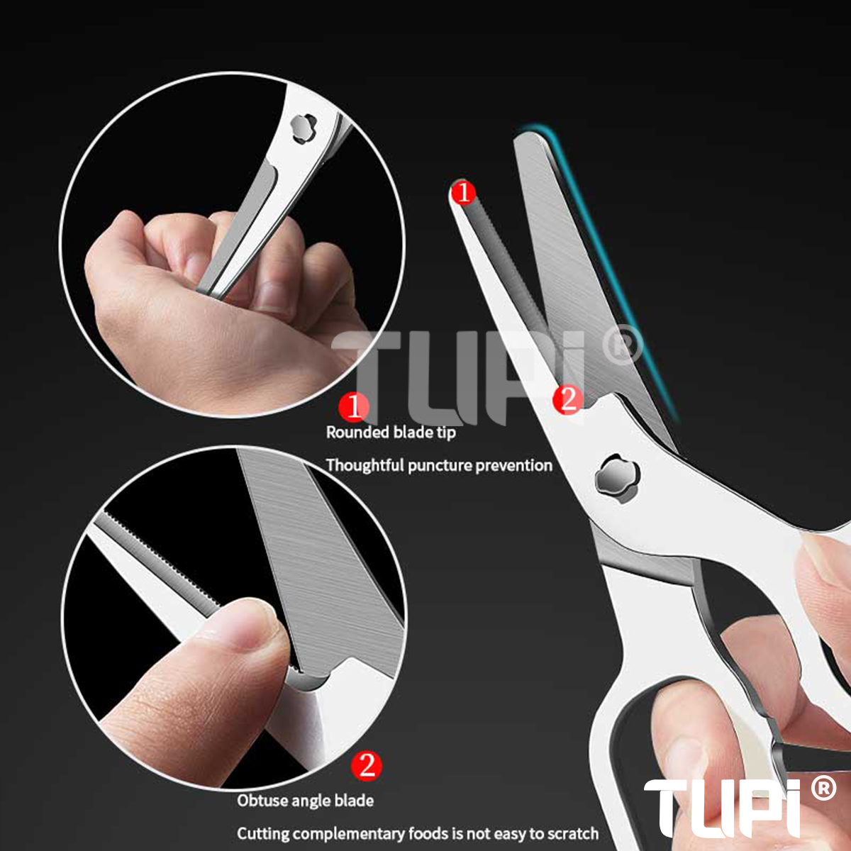 TUPI Baby Food Scissors - Food - Veggie Baby Food ulasan dan harga