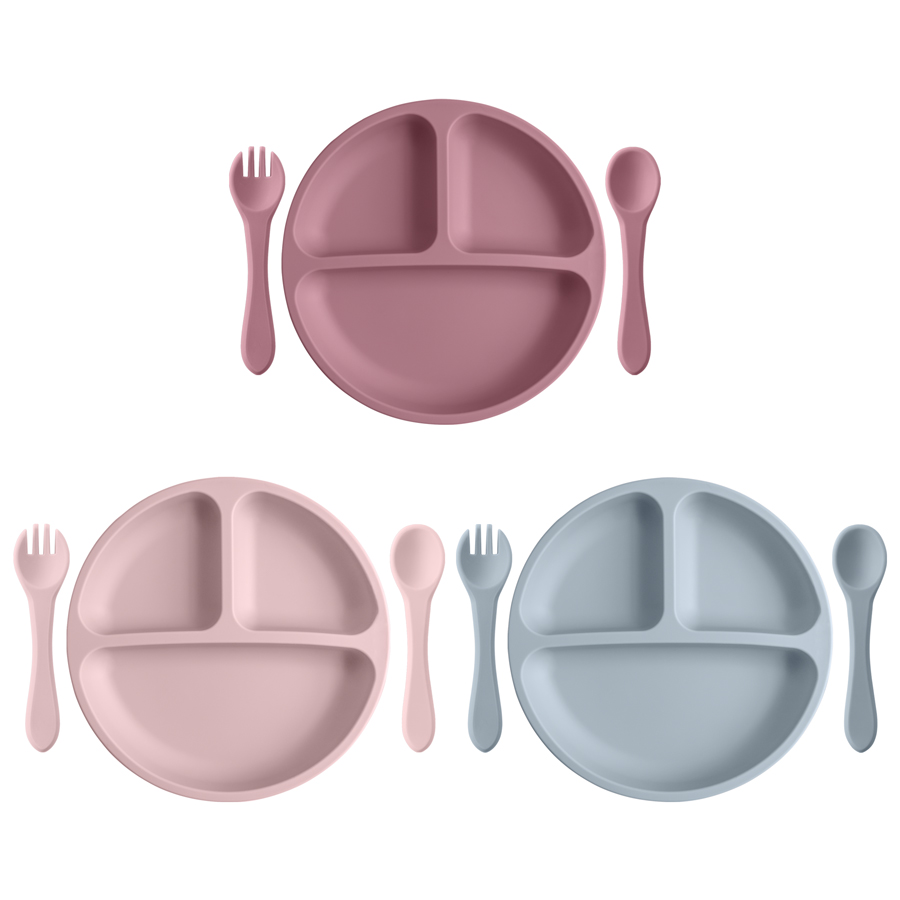 3PCS Children's Tableware Set  - Baby Food Quantity ulasan dan harga