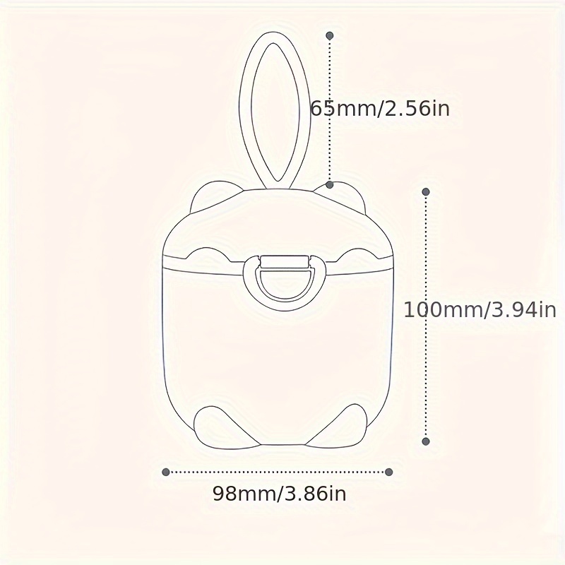 1pc Portable Four-Layer Milk P - Baby Food Equipment ulasan dan harga