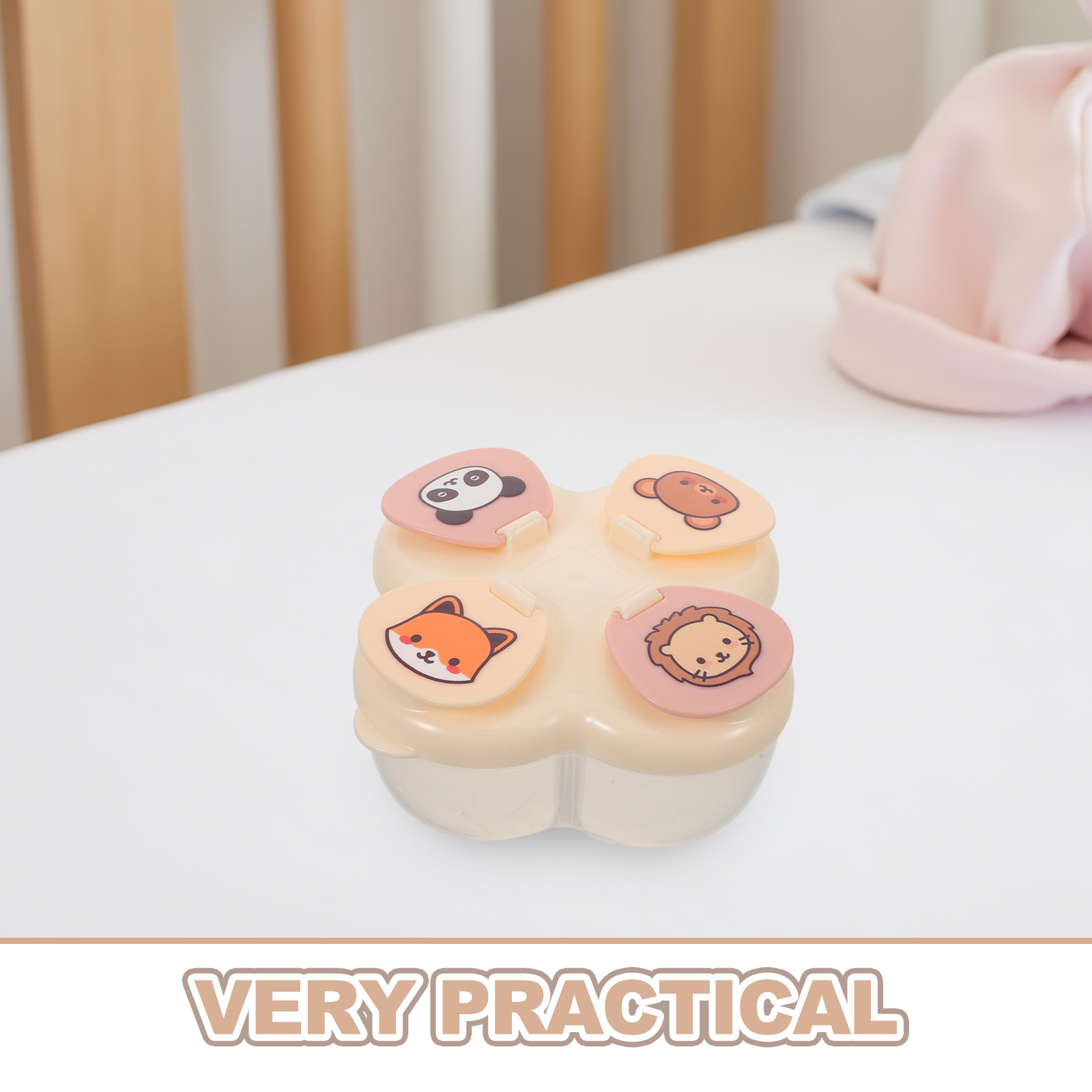 4 Compartment Portable Milk Po - Formula Dispenser Portable ulasan dan harga