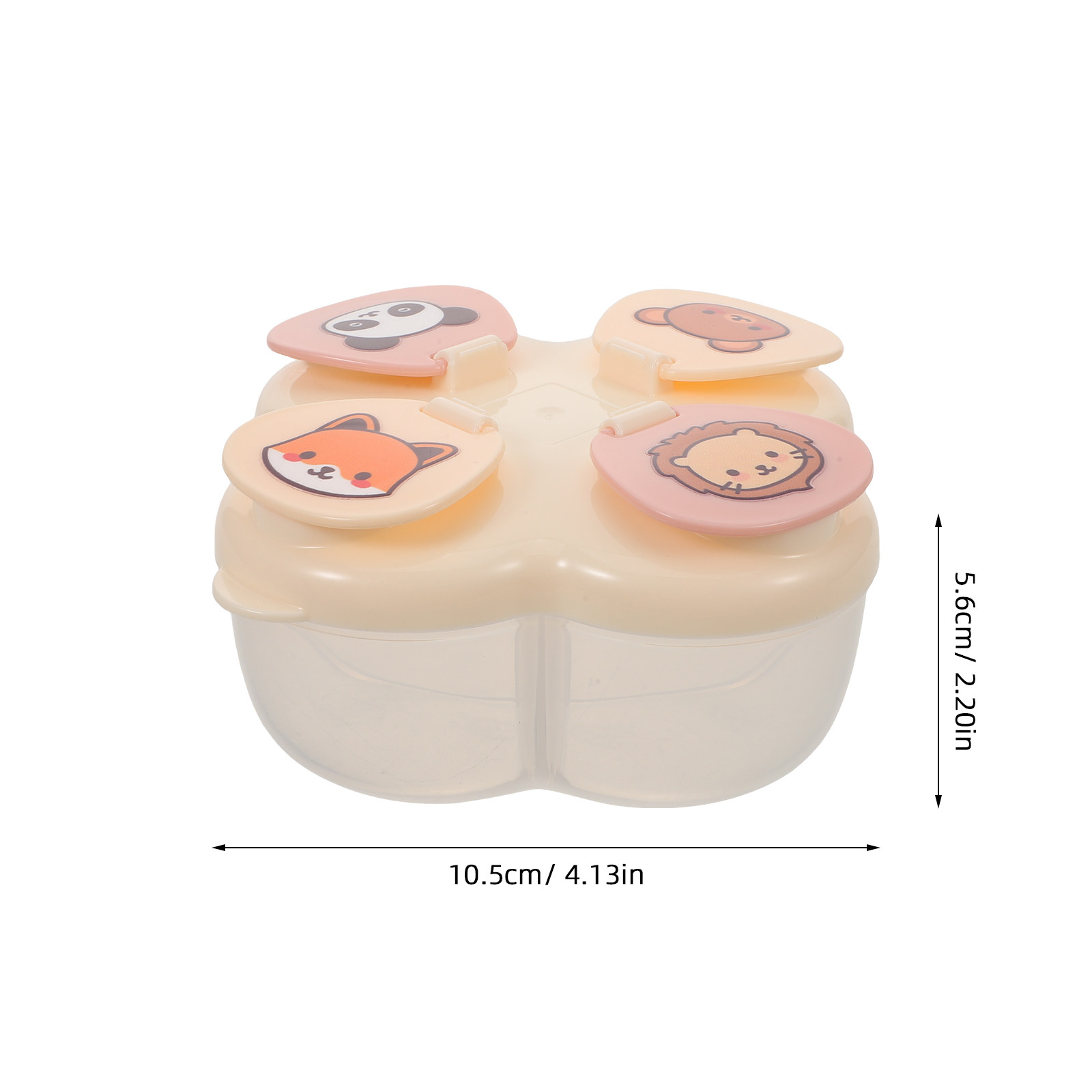 4 Compartment Portable Milk Po - Formula Dispenser Portable ulasan dan harga