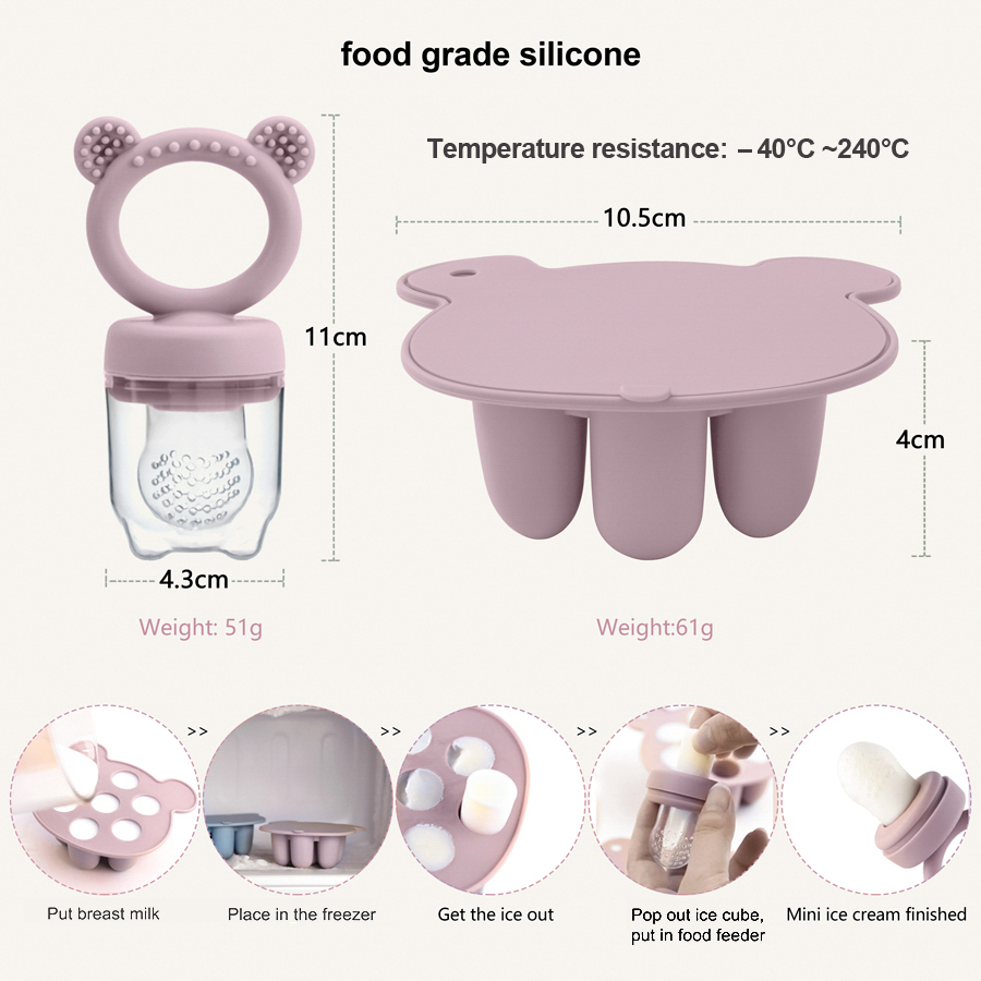 Baby Ice Cream Pops Silicone M - Baby Food Maker ulasan dan harga