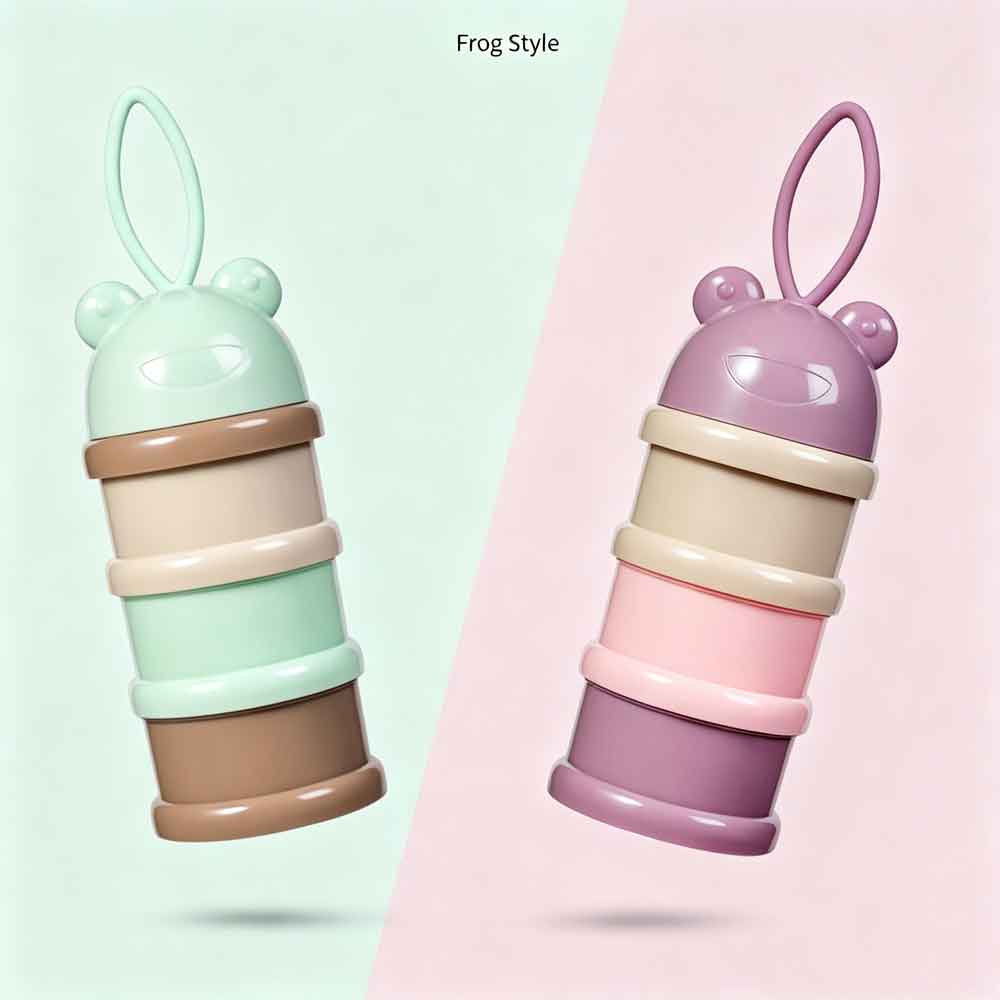 3-Layer Cartoon Storage Travel - Baby Food Essentials ulasan dan harga