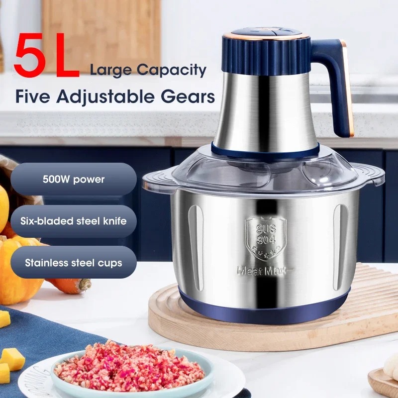 5L Electric Meat Grinder Large - Baby Food Maker ulasan dan harga