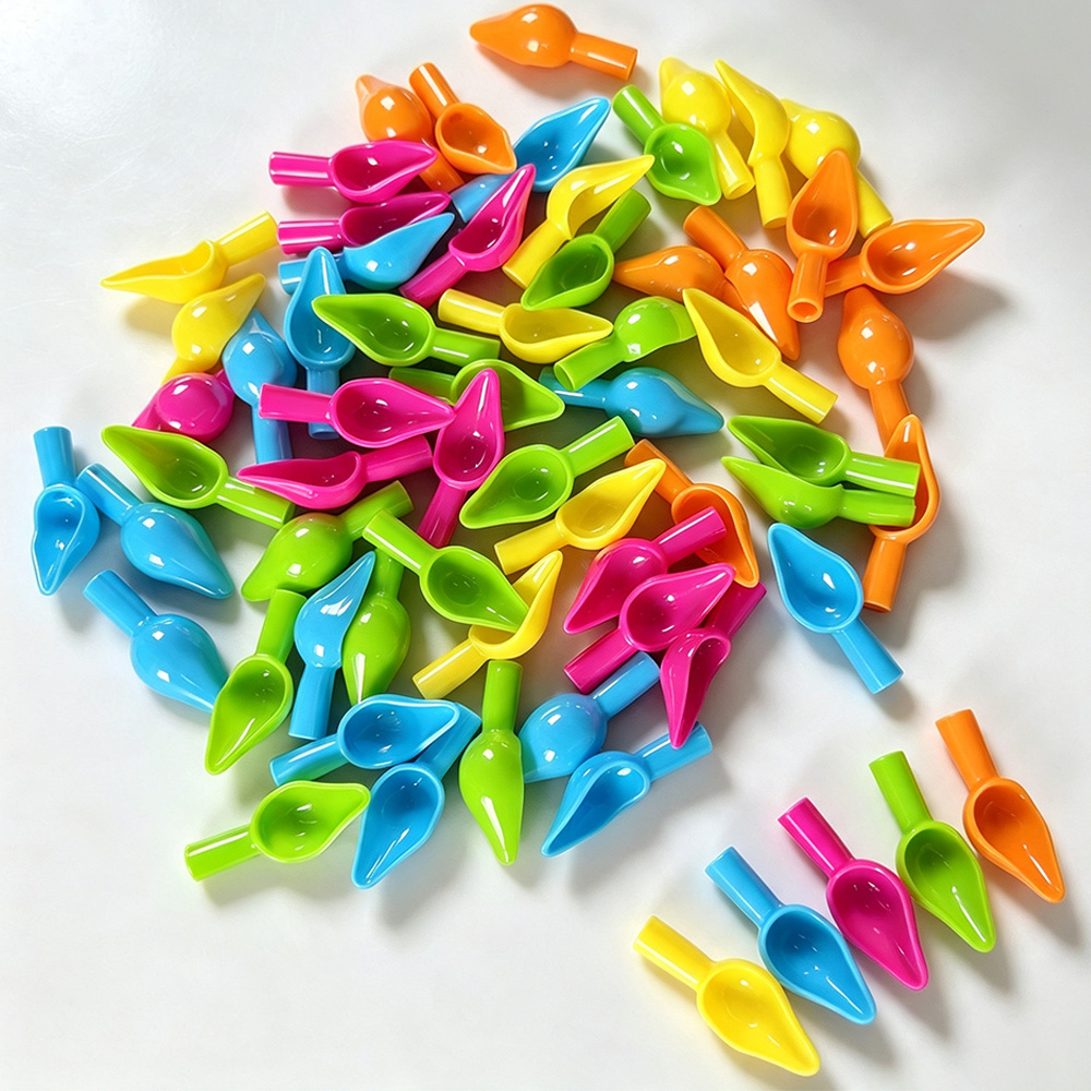 Mini Colorful Plastic Feeding  - Baby Food Utensils ulasan dan harga