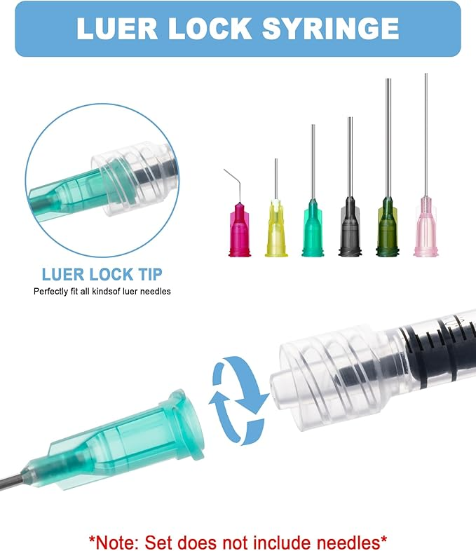 100Pcs 1ml/1cc Luer Lock Syrin - Baby Food Allergy Rash ulasan dan harga