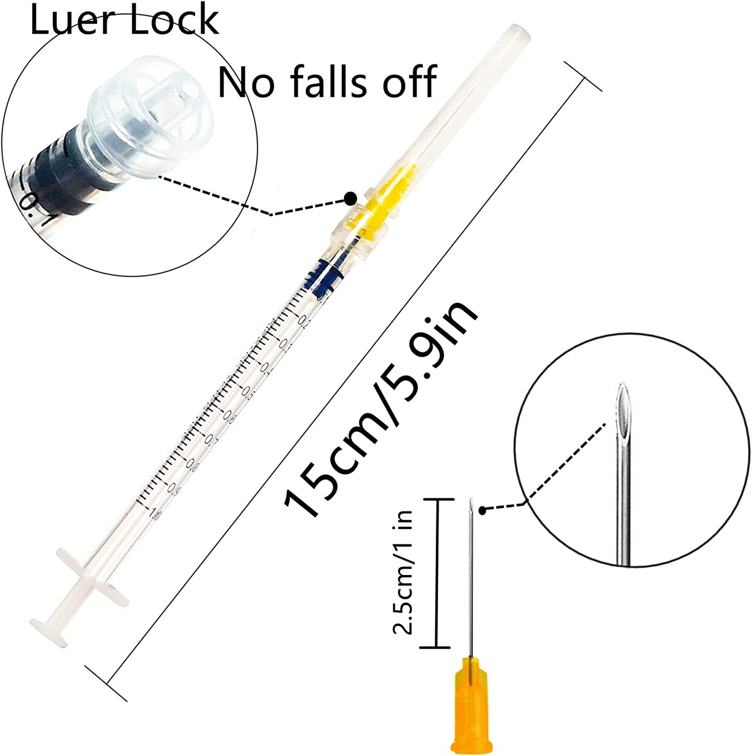 Disposable Syringe With Needle - Baby Food Allergy Rash ulasan dan harga