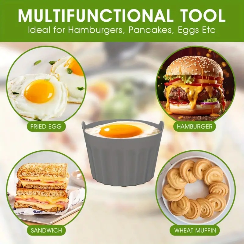 4Pcs Silicone Air Fryer Baking - Baby Food Egg ulasan dan harga