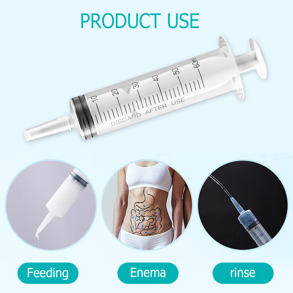 20/60/100ML Feeding Syringe Gl - Baby Food Allergy Rash ulasan dan harga