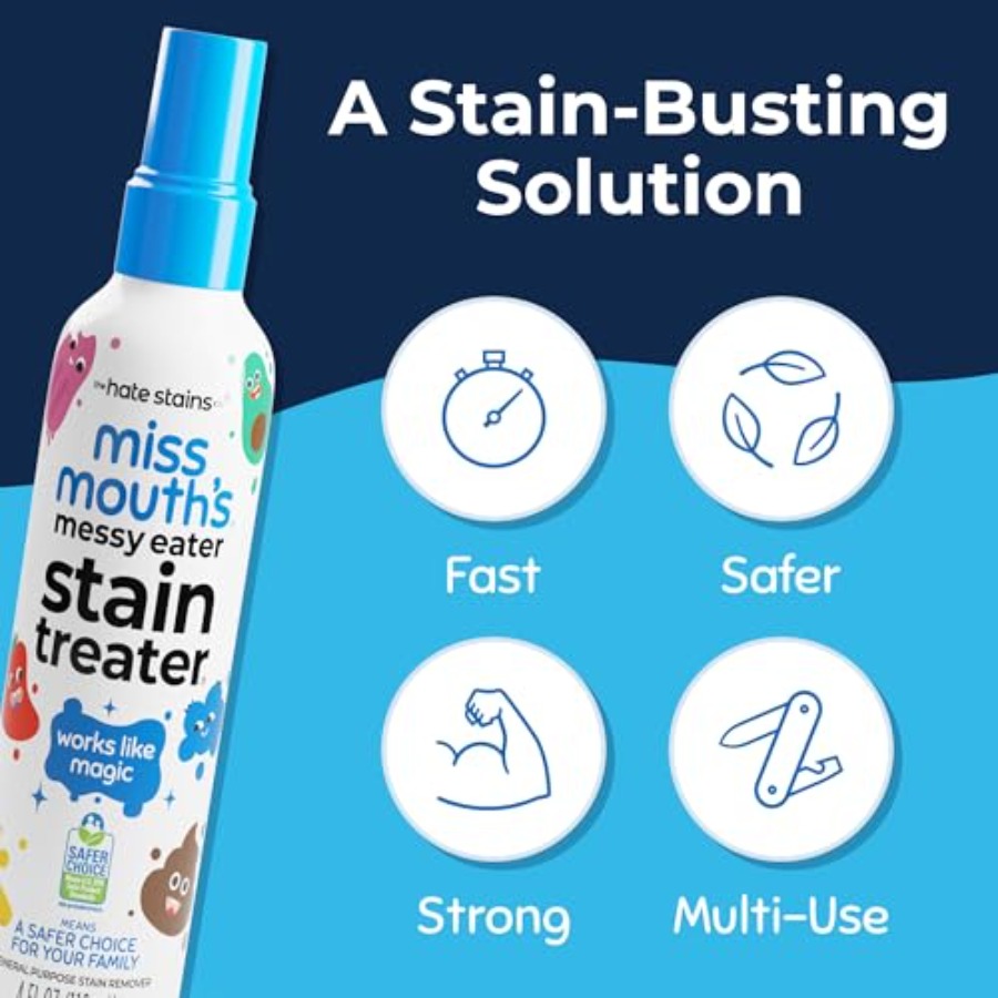 Miss Mouth's Messy Eater Stain - Baby Food Essentials ulasan dan harga