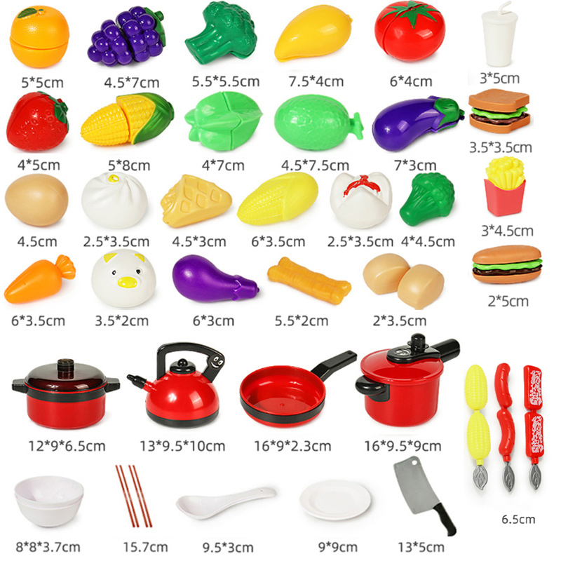 Pretend Play Kitchen Utensils  - Baby Food Quantity ulasan dan harga