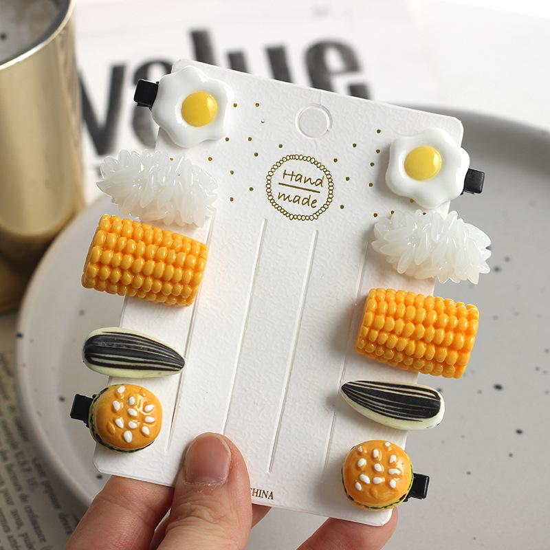 10Pcs Funny Novelty Hair Pin F - Baby Food Egg ulasan dan harga