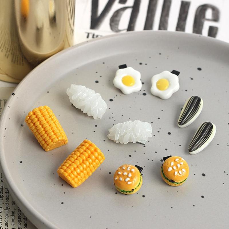 10Pcs Funny Novelty Hair Pin F - Baby Food Egg ulasan dan harga